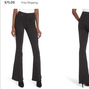 Top shop Jamie flare black jeans